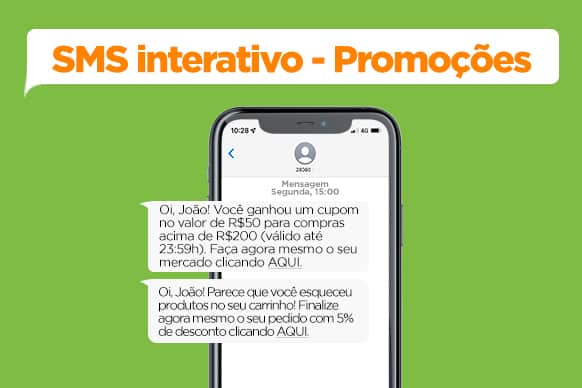 SMS interativo - Promoções